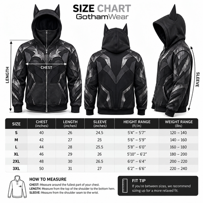 GothamWear Balaclava Hoodie